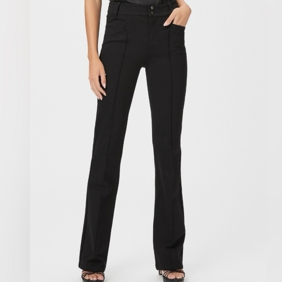NWT Paige Naomi Flare Pants black size 31 - Picture 1 of 15